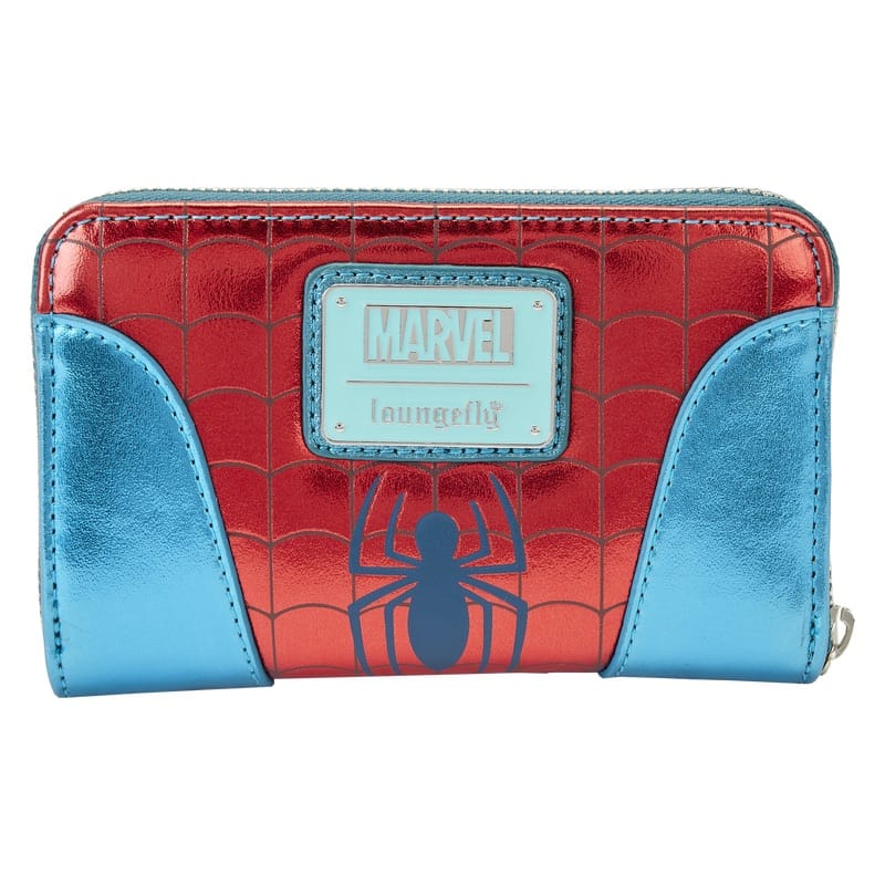Кошелёк Marvel Metallic Spider-Man Zip Around Wallet