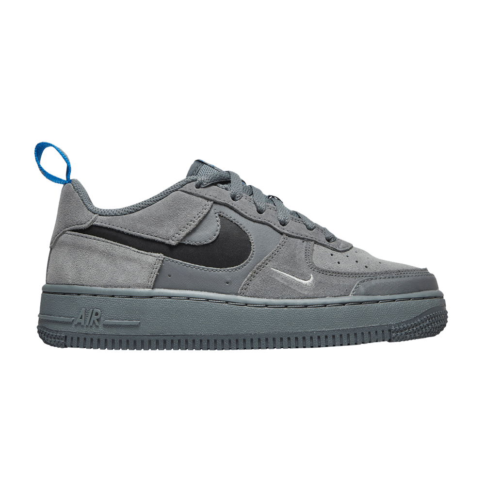 Кроссовки Nike Air Force 1 Low GS 'Cut Out Swoosh - Smoke Grey'
