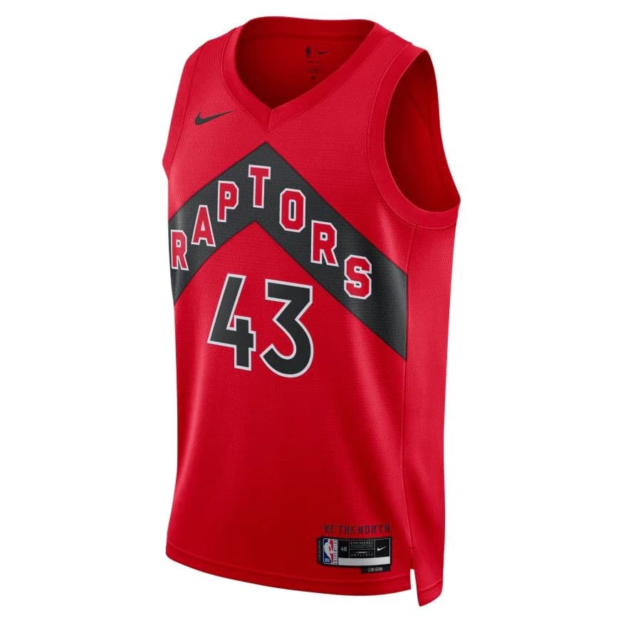 2023-24-Toronto-Raptors-Pascal-Siakam-43-Swingman-Icon-Edition-Red-Jersey-5