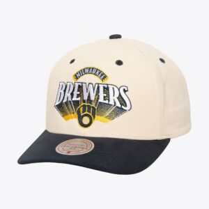 Mitchell-Ness-Cream-Milwaukee-Brewers-Horizon-Pro-Crown-Snapback-Hat-300x300