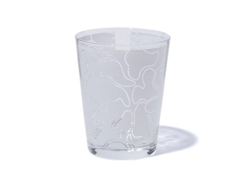 Стеклянный стакан BAPE ABC Neon Camo Glass White