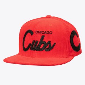 Mitchell-Ness-Red-Chicago-Cubs-Corduroy-Snapback-Hat-300x300