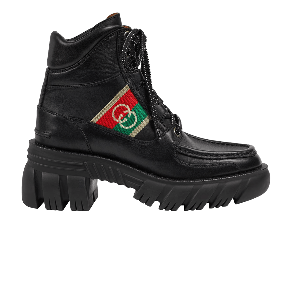 Кроссовки Gucci Wmns Ankle Boot 'Interlocking G - Black'