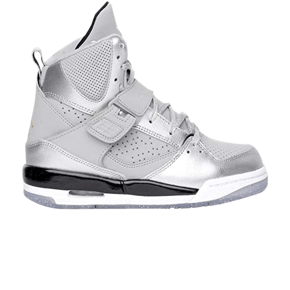 Krossovki-Air-Jordan-Flight-45-High-GS-Metallic-Silver