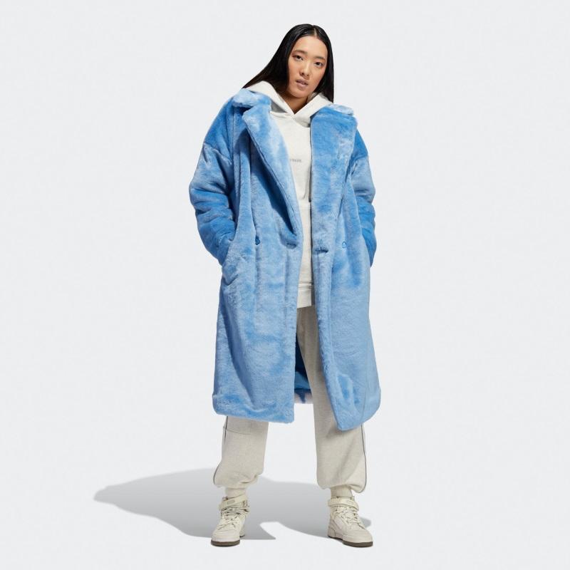 Пальто adidas Ivy Park Faux Fur Coat (All Gender) Light Blue