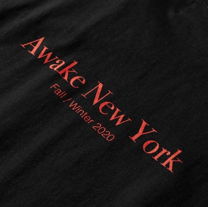 Футболка Awake Classic Outline Logo T-shirt Black