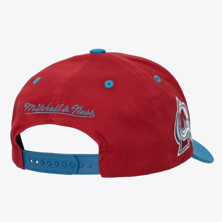 Mitchell-Ness-Burgundy-Colorado-Avalanche-Block-Sweep-Pro-Adjustable-Hat-1