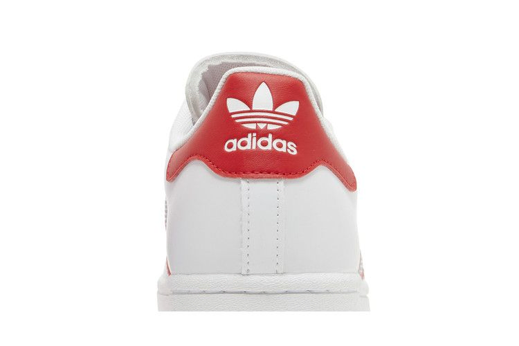 Кроссовки Adidas Superstar J 'White Vivid Red'
