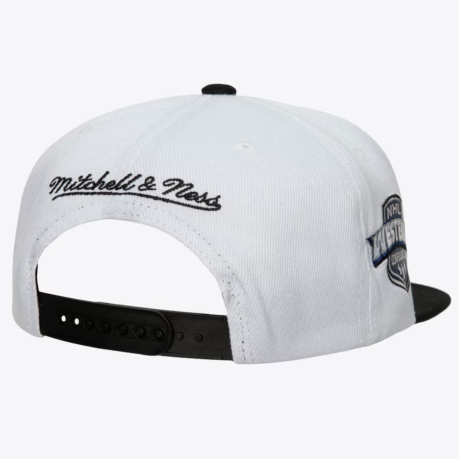 Бейсболка Mitchell & Ness White San Jose Sharks Toss Up Snapback Hat