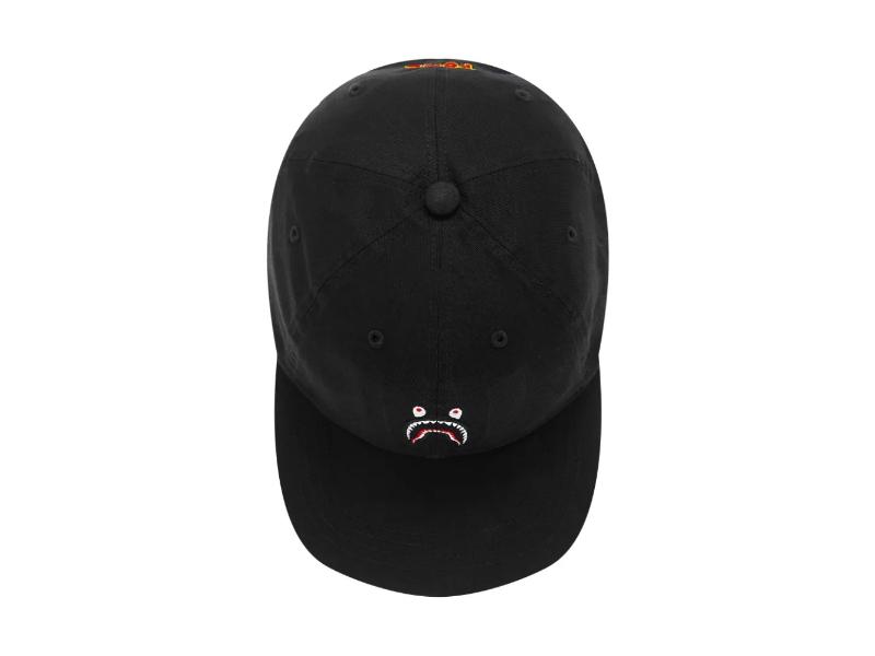 Бейсболка BAPE 2nd Shark Panel Cap Black