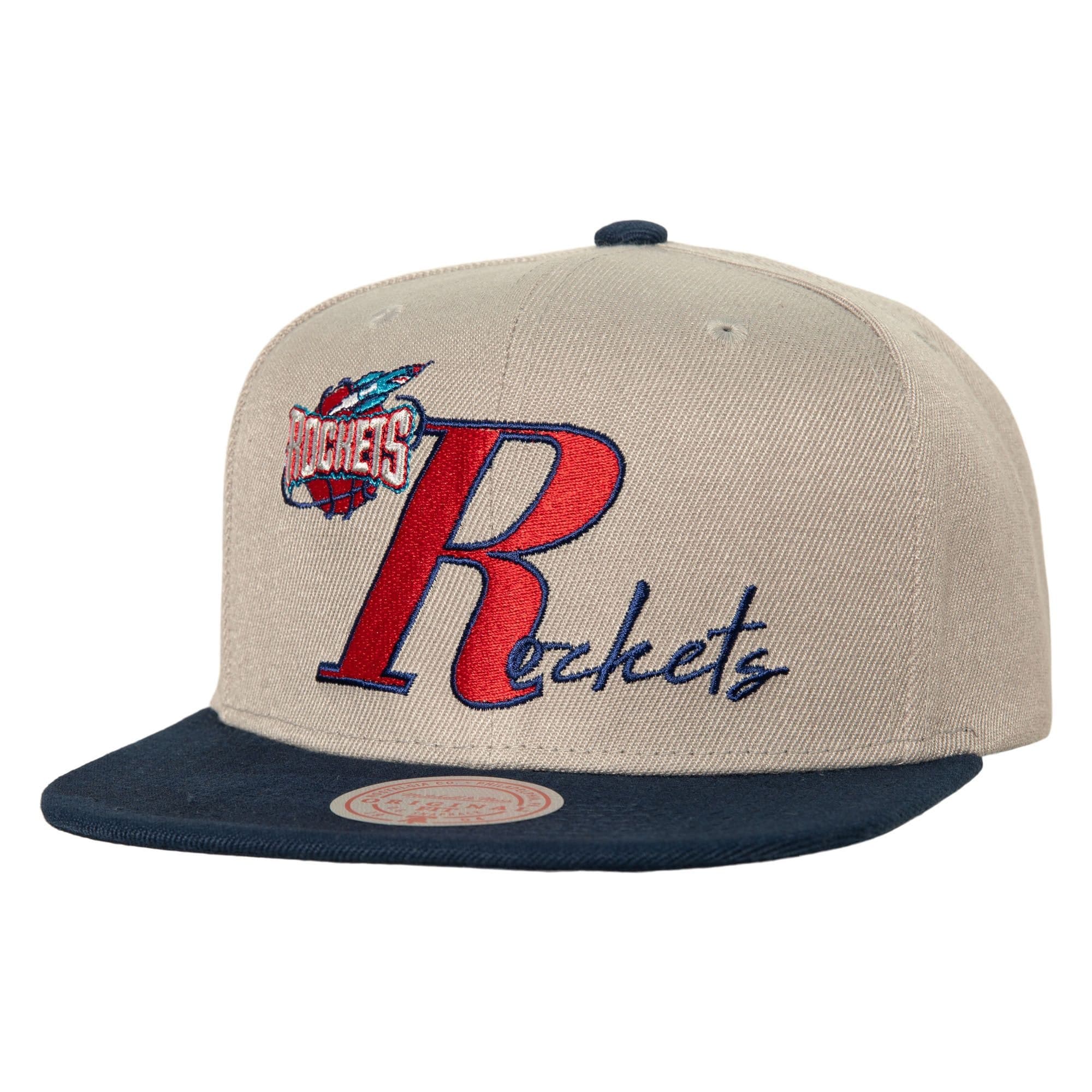 Бейсболка Mitchell & Ness Top Letter Snapback HWC Houston Rockets Hat