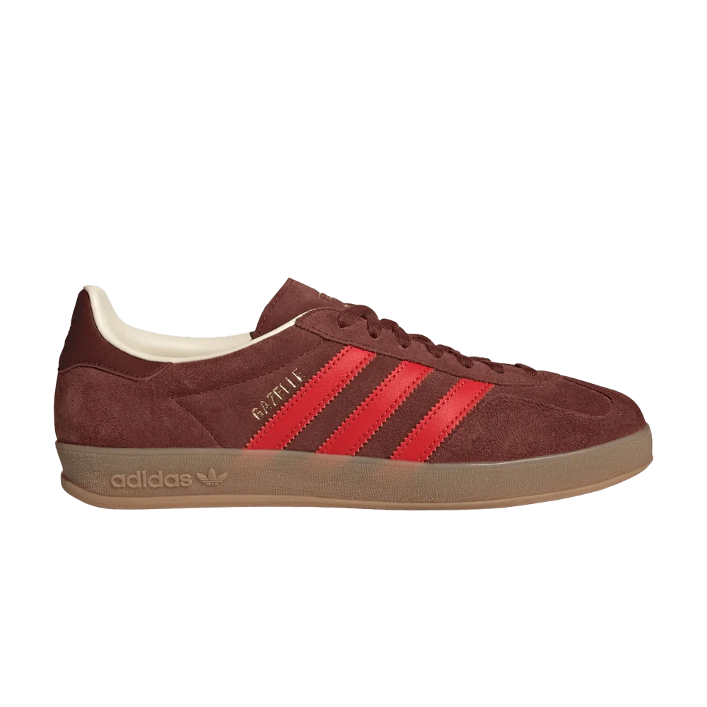 Кроссовки adidas Gazelle Indoor 'Fox Brown Red Gum'