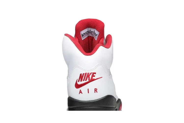 Кроссовки Air Jordan 5 Retro 'White Fire Red' 2020