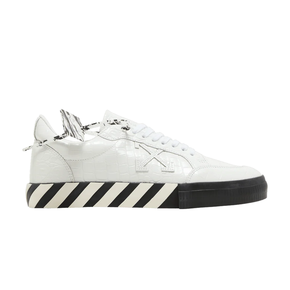 Krossovki-Off-White-Vulc-Sneaker-Croco-White