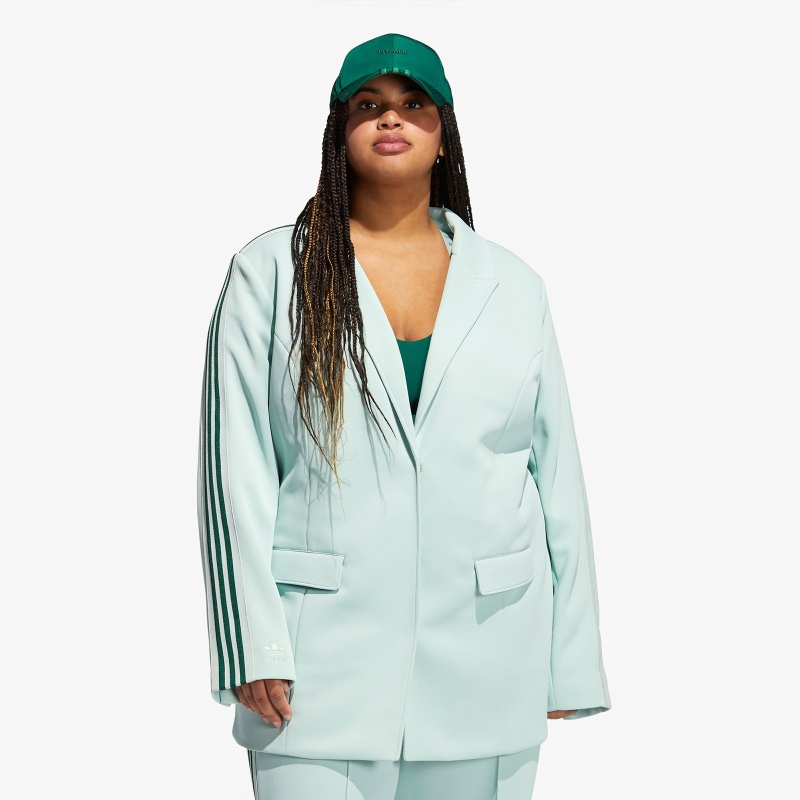 Пиджак adidas Ivy Park 3-Stripes Suit Jacket (Plus Size) Green Tint