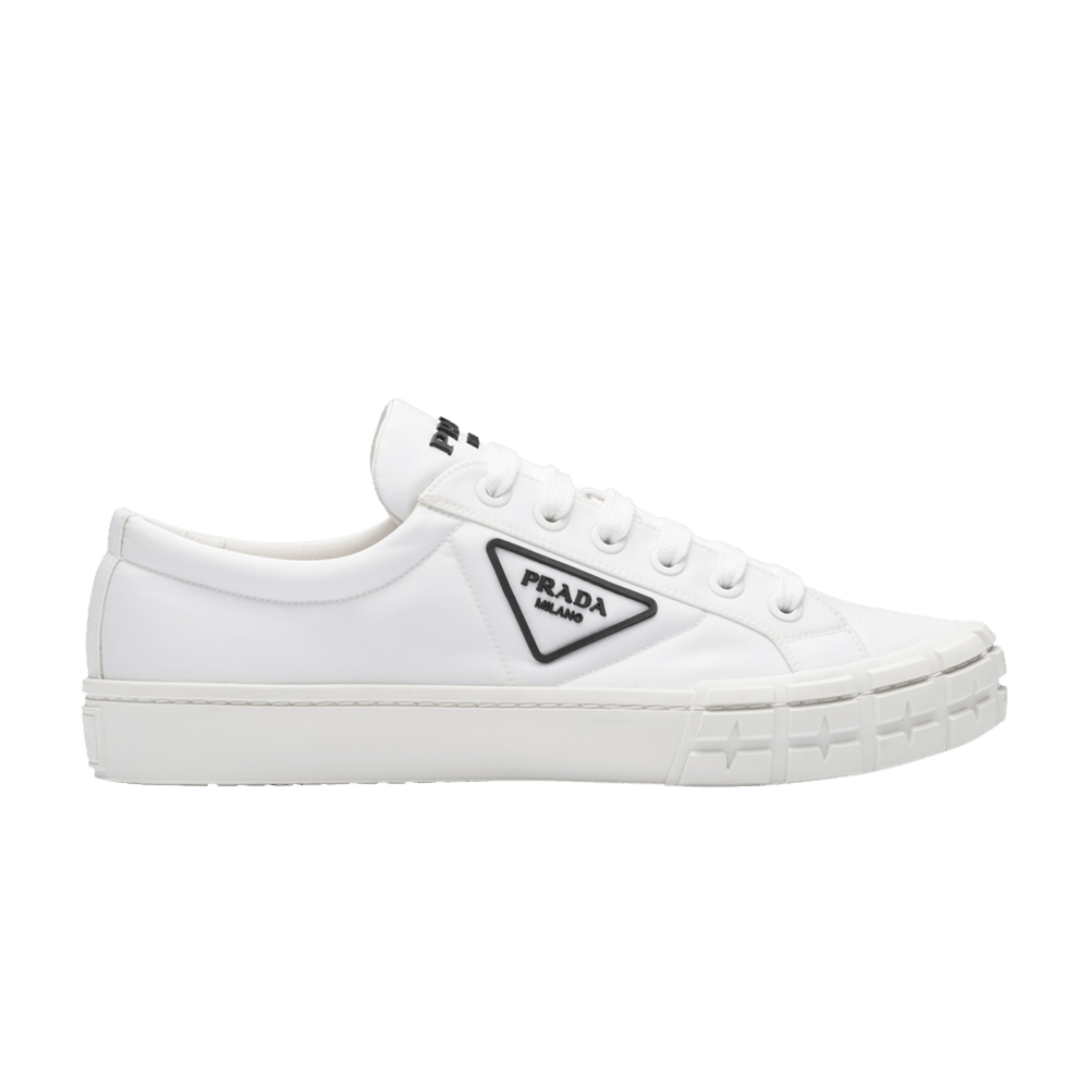 Кроссовки Prada Cassetta Wheel 'White Nylon' 2021