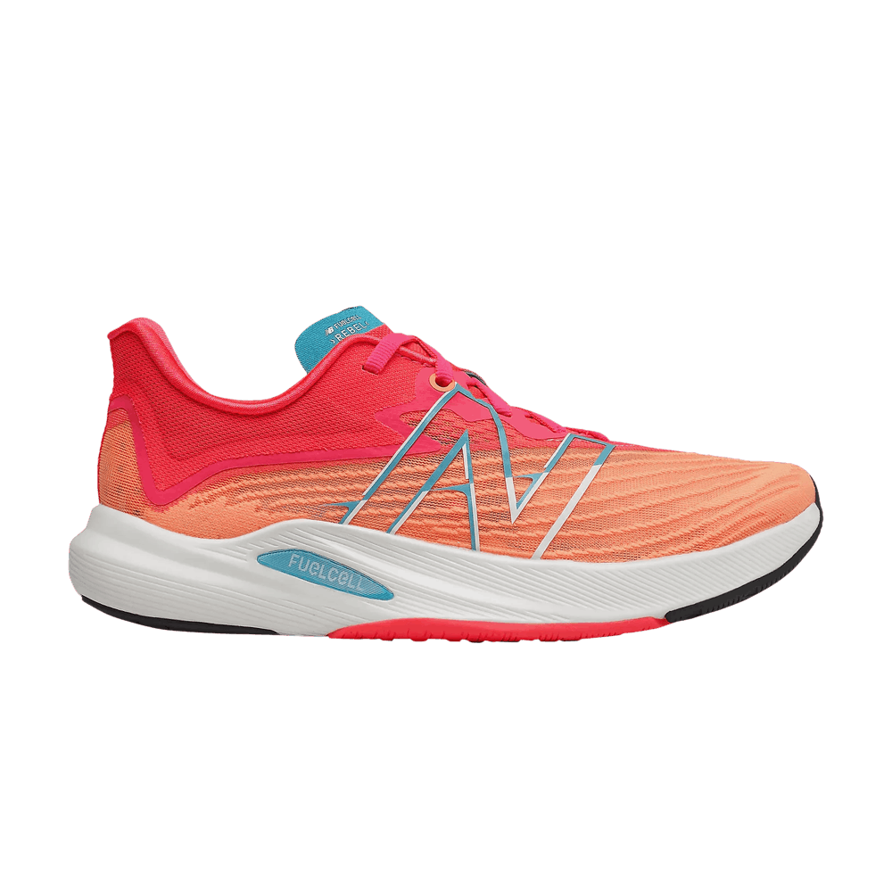 Кроссовки New Balance Wmns FuelCell Rebel v2 'Citrus Punch Vivid Coral'