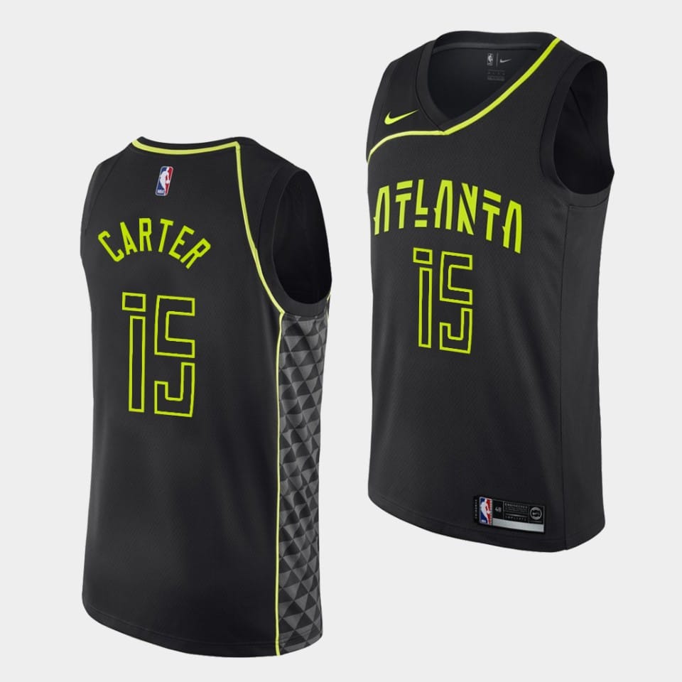 2018-19-Atlanta-Hawks-15-Vince-Carter-City-Black-Jersey