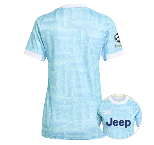 Женское футбольное джерси JUVENTUS away jersey 25/26