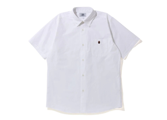 Рубашка BAPE One Point SS Shirt White
