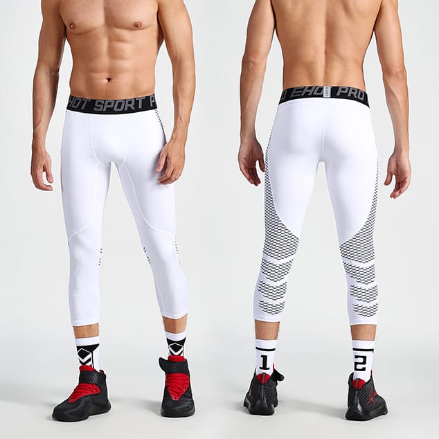 Тайтсы Ehot Black Mesh White Tights