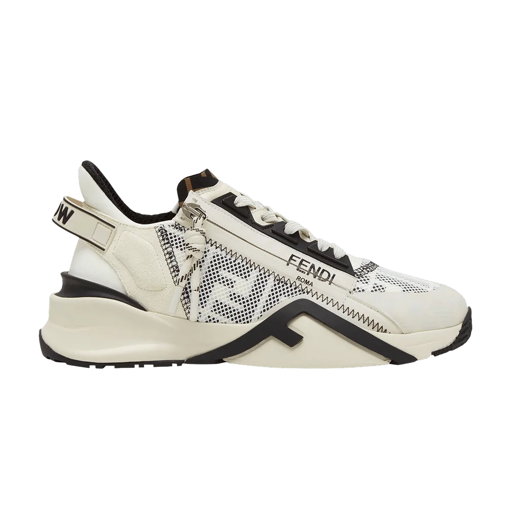 Кроссовки Fendi Wmns Flow FF Motif Low 'White'