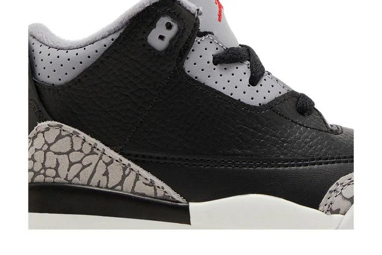 Кроссовки Air Jordan 3 Retro OG TD 'Black Cement' 2024
