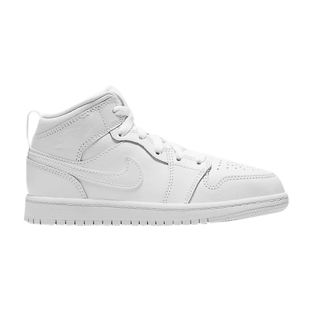 Krossovki-Air-Jordan-1-Mid-PS-Triple-White-2020