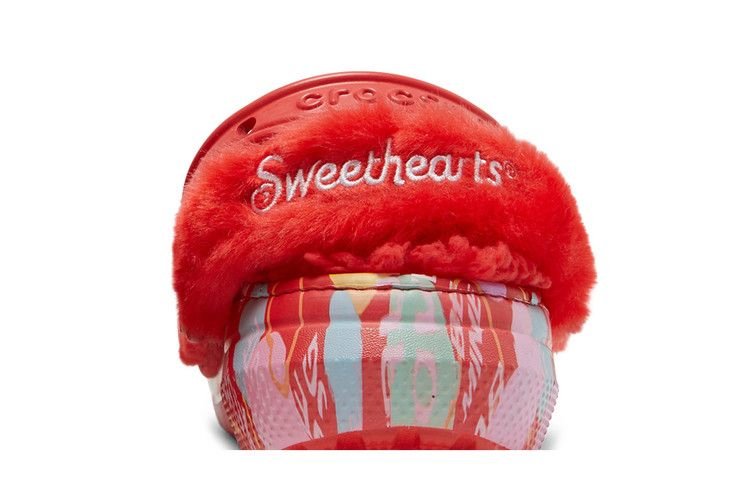 Сабо Sweethearts x Crocs Clog Classic Fur 'Valentine's Day'