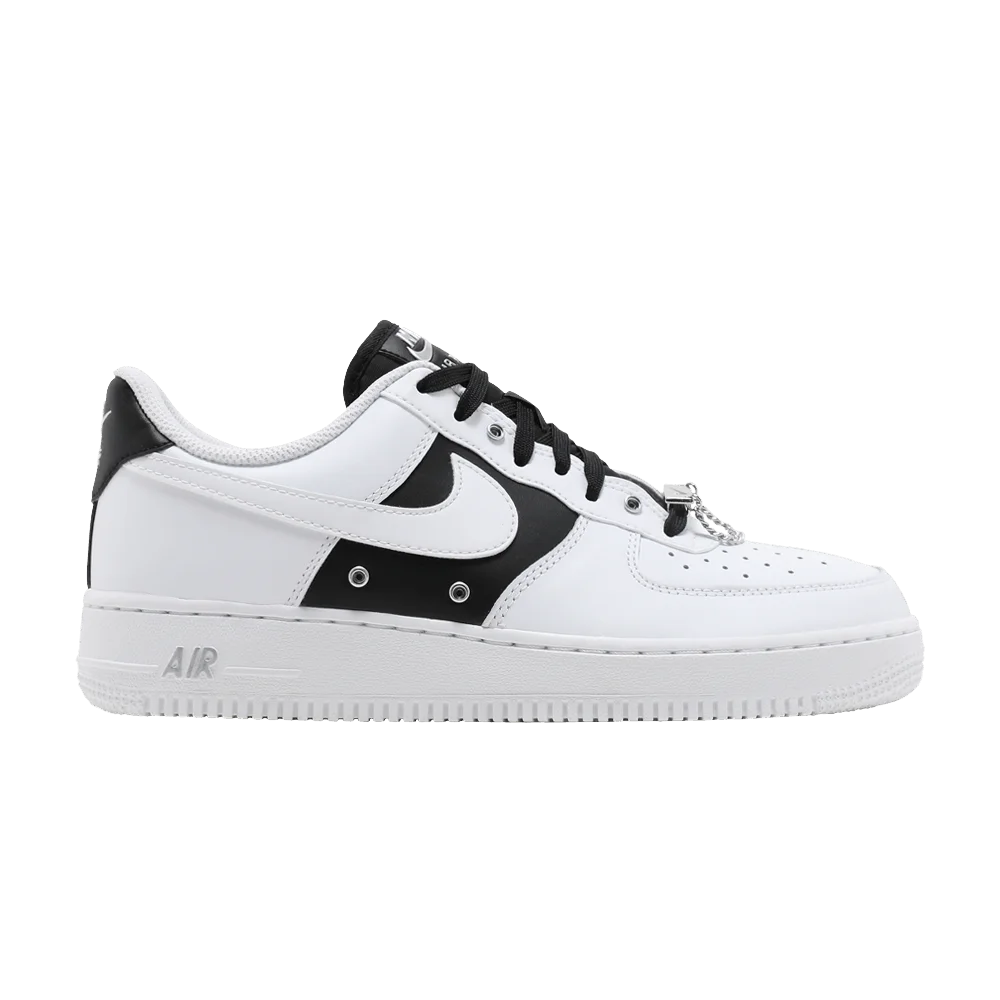 Krossovki-Nike-Air-Force-1-07-Premium-Silver-Chain-White
