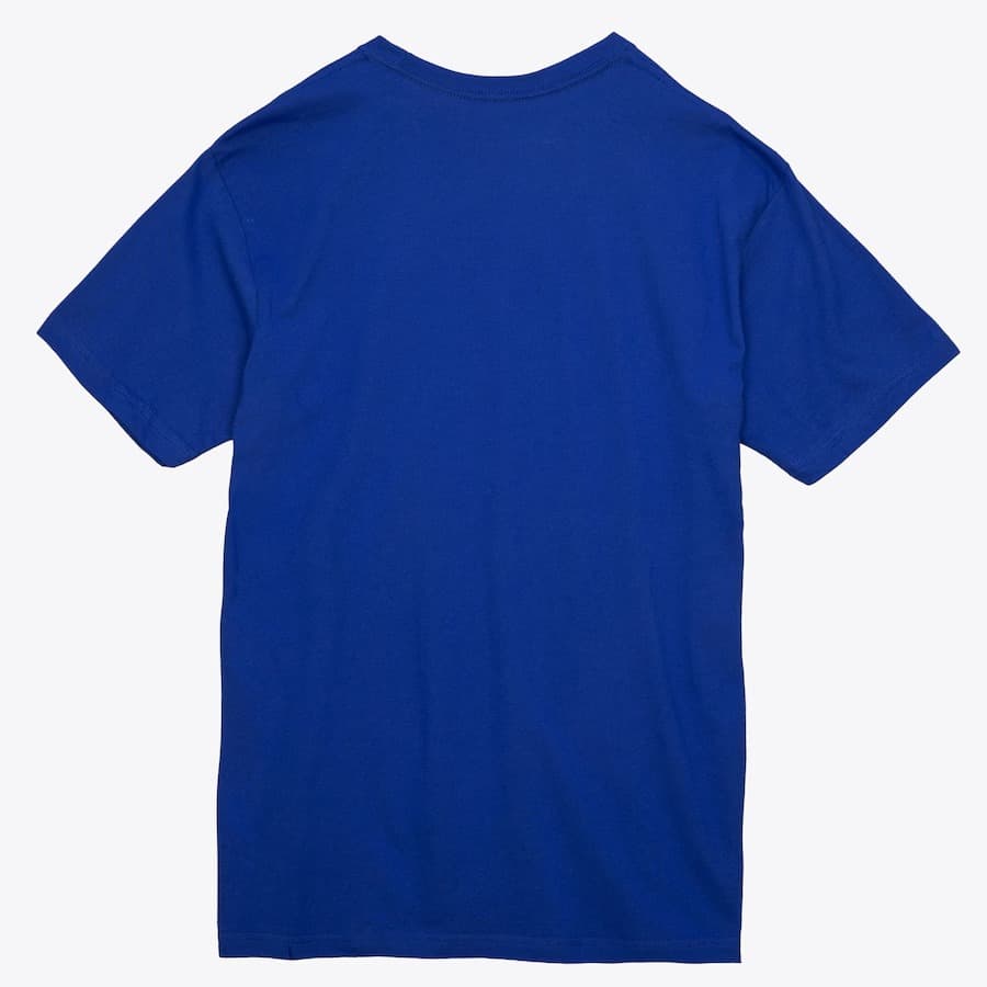 Футболка Mitchell & Ness Royal Chicago Cubs Arched Logo Slub T-Shirt