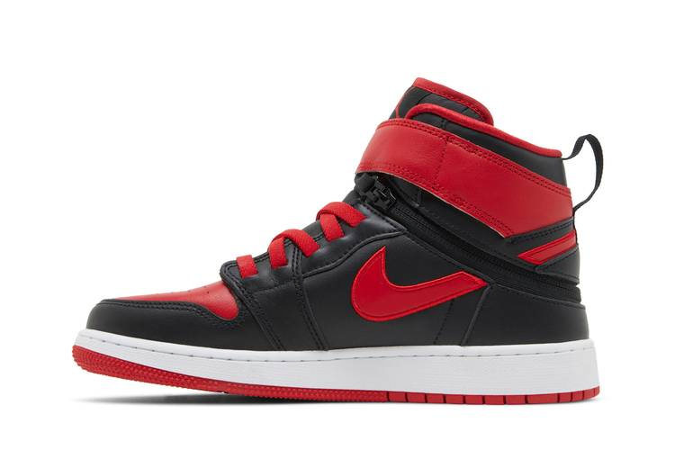 Кроссовки Air Jordan 1 High FlyEase GS 'Bred'