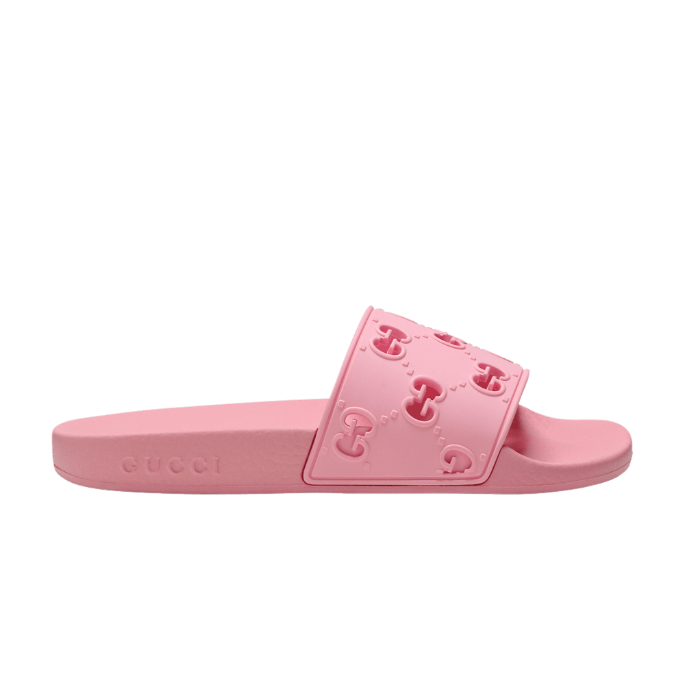 Кроссовки Gucci Wmns GG Slide Rubber 'Pink'