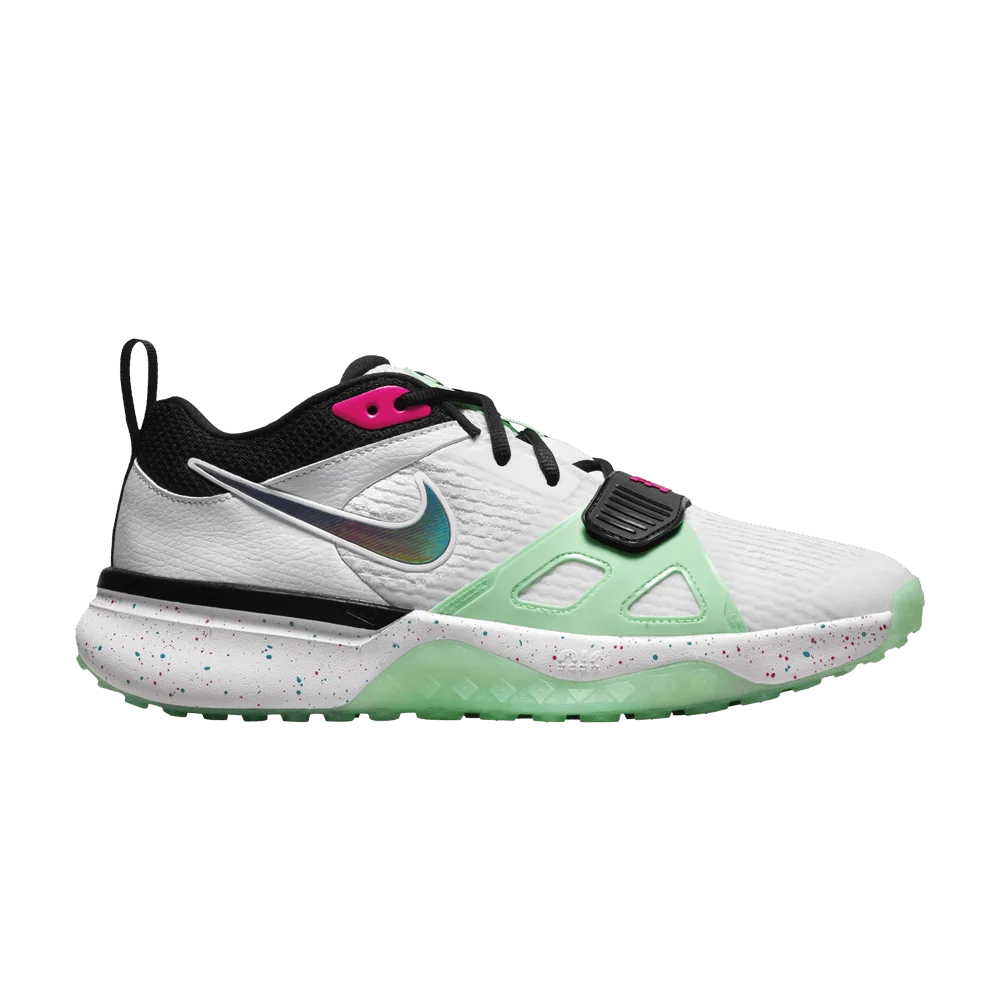 Krossovki-Nike-Air-Zoom-Diamond-Elite-Turf-White-Green-Glow