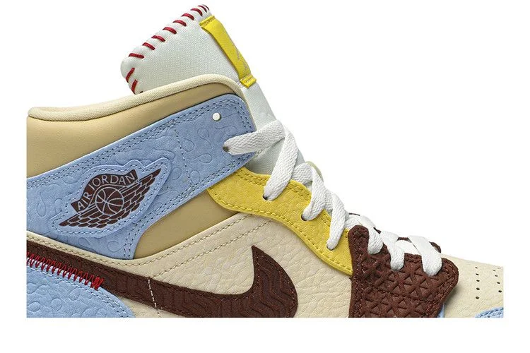 Кроссовки Maison Chateau Rouge x Air Jordan 1 Mid SE 'Fearless'