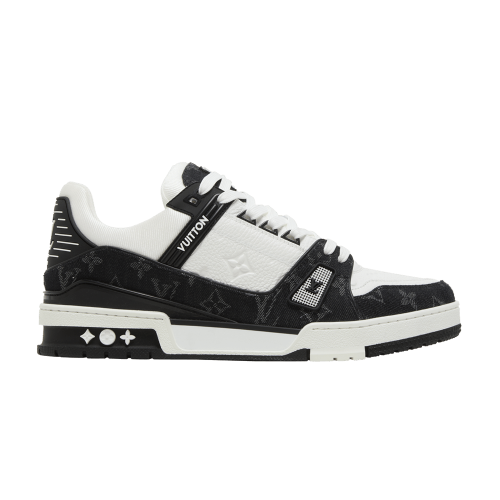 Кроссовки Louis Vuitton Trainer 'Black Monogram Denim'