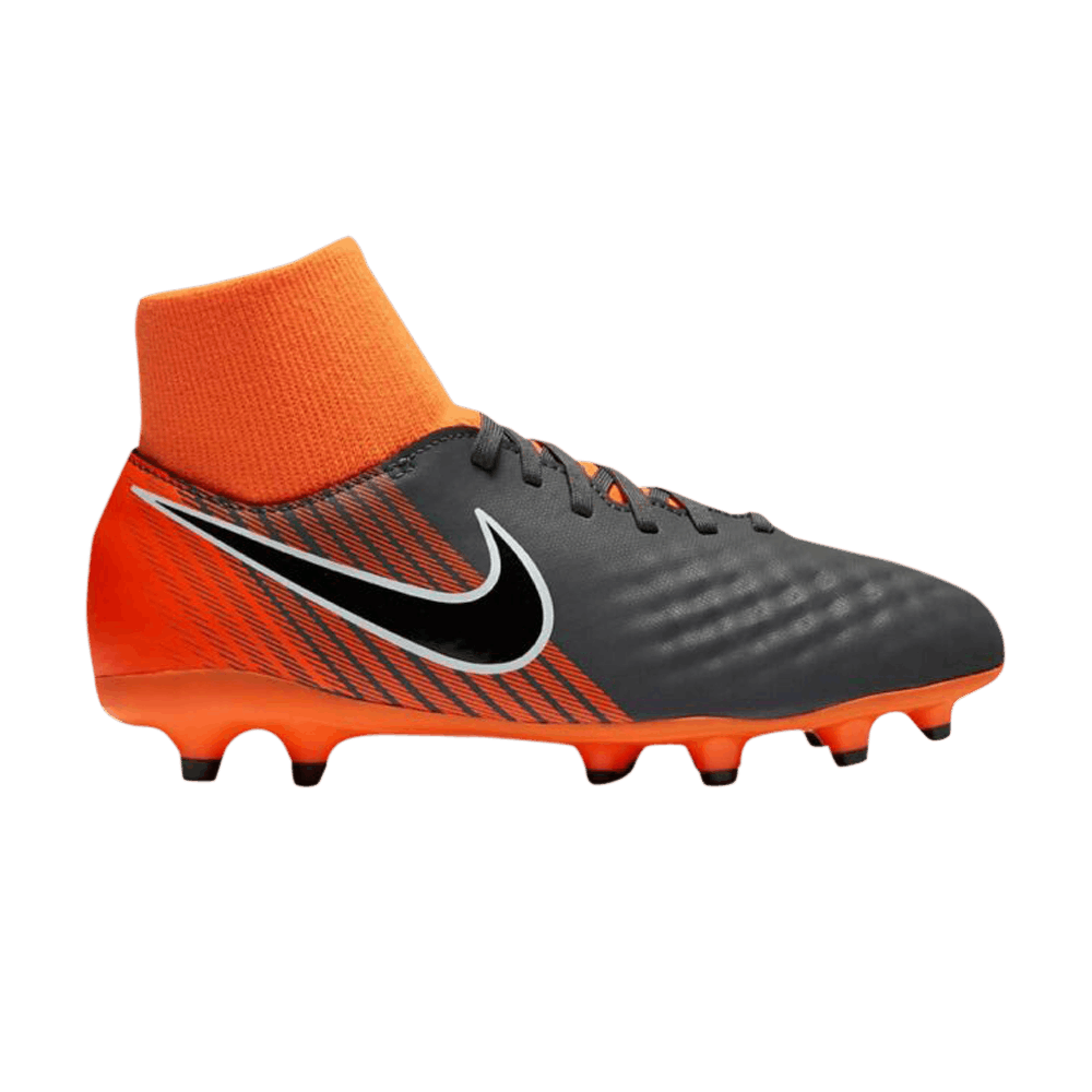 Кроссовки Nike Magista Obra 2 Academy DF FG GS 'Dark Grey Orange'