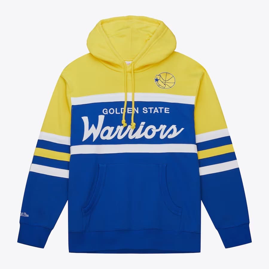 Худи Mitchell & Ness Royal Golden State Warriors Head Coach Pullover Hoodie