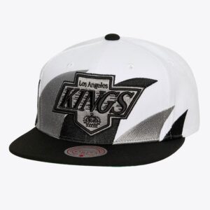 Mitchell-Ness-White-Los-Angeles-Kings-Vintage-Sharktooth-Snapback-Hat-300x300