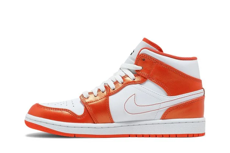 Кроссовки Air Jordan 1 Mid SE 'Electro Orange'