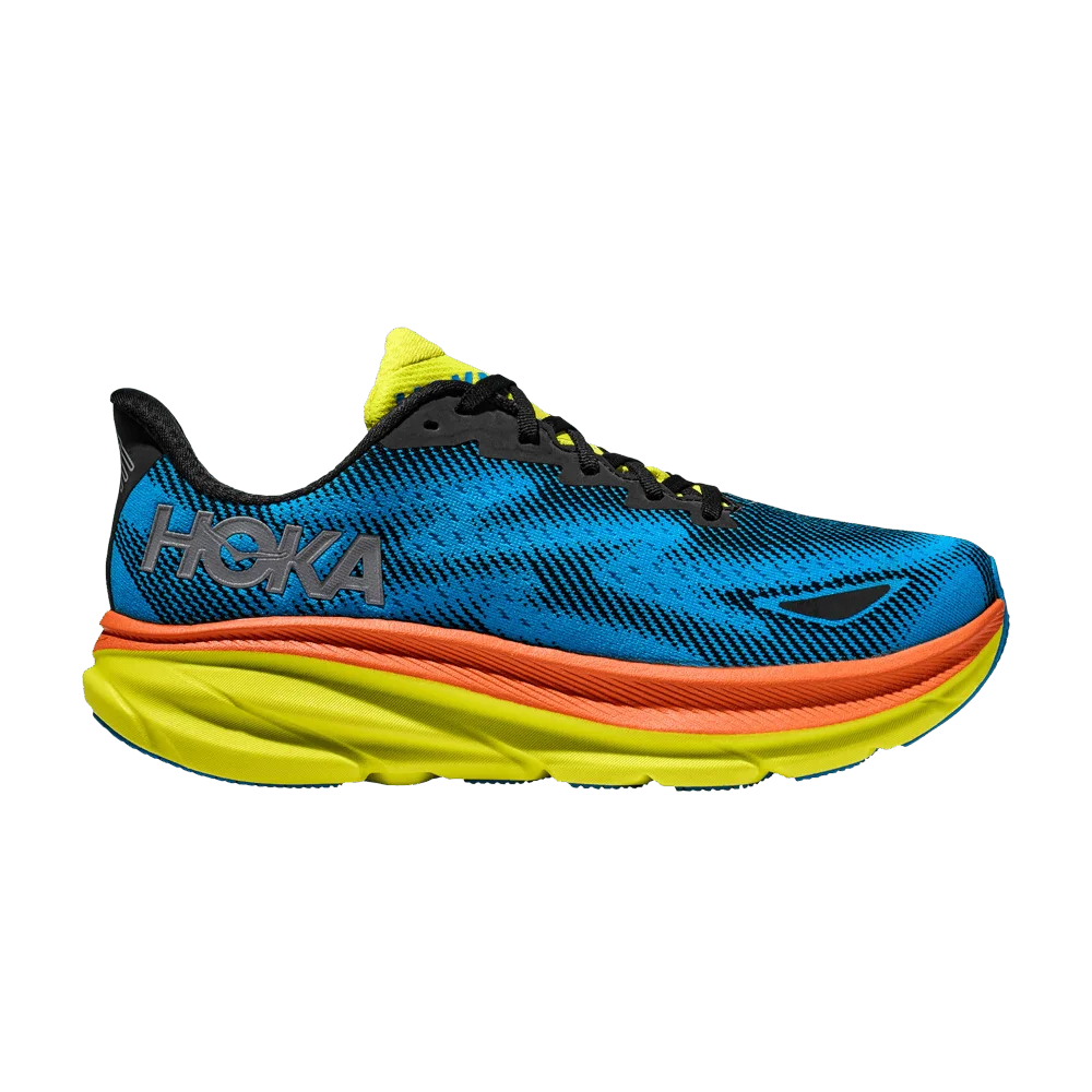 Кроссовки HOKA Clifton 9 GORE-TEX 'Black Diva Blue'