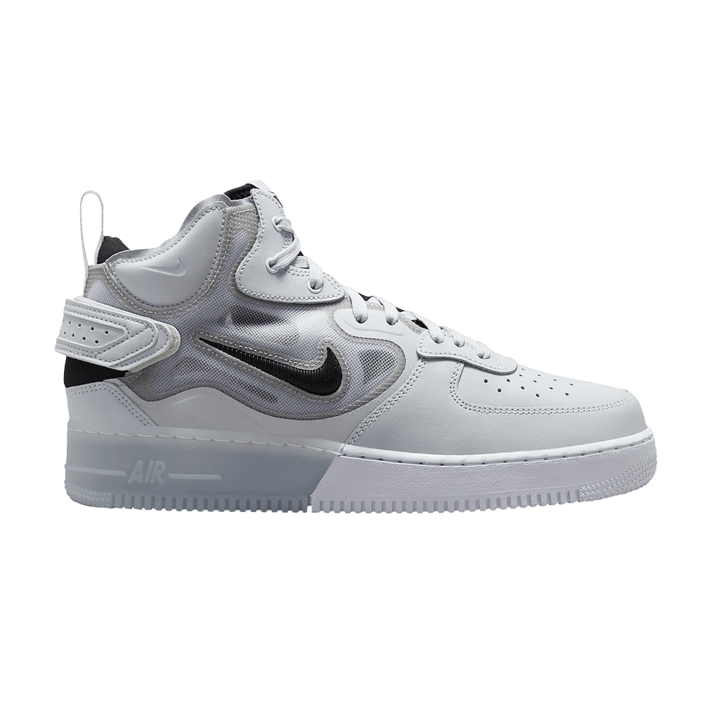 Кроссовки Nike Air Force 1 React Mid 'Pure Platinum Wolf Grey'
