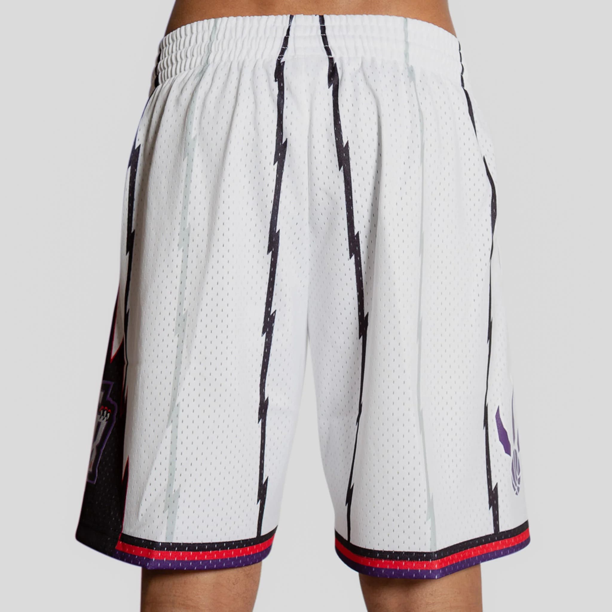Спортивные шорты Mitchell & Ness Toronto Raptors 1998-99 Hardwood Classics Throwback Swingman NBA White Shorts
