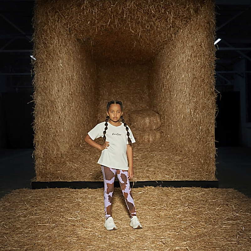 Спортивные штаны adidas Ivy Park Cow-Print Tights (Kids) AOP Cow Hide