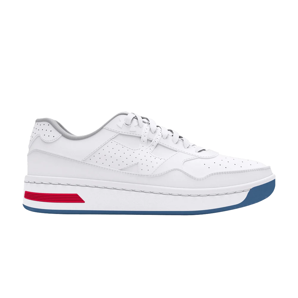 Krossovki-Under-Armour-Wmns-Court-96-White-Blue-Red