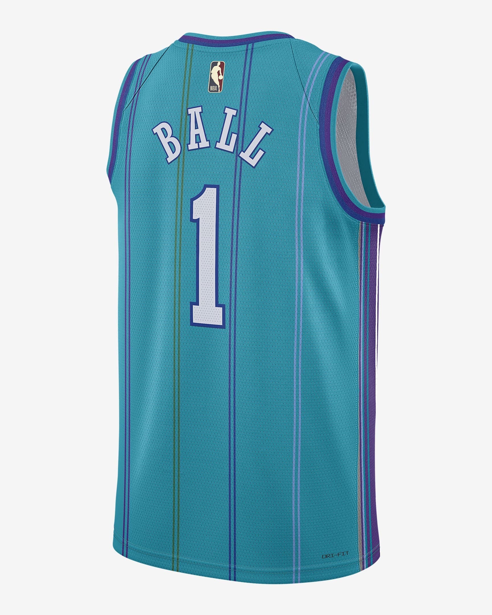 2023-24-Charlotte-Hornets-LaMelo-Ball-1-Swingman-Hardwood-Classics-Teal-Jersey-2