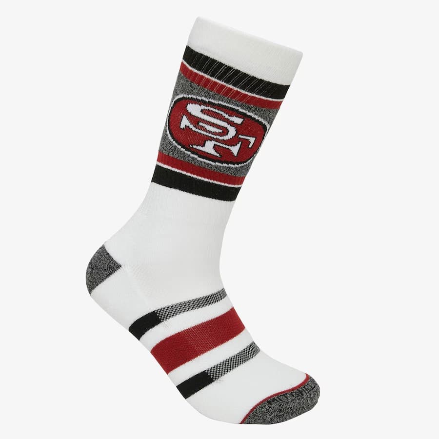 Спортивные носки Mitchell & Ness San Francisco 49ers Interception Crew Socks