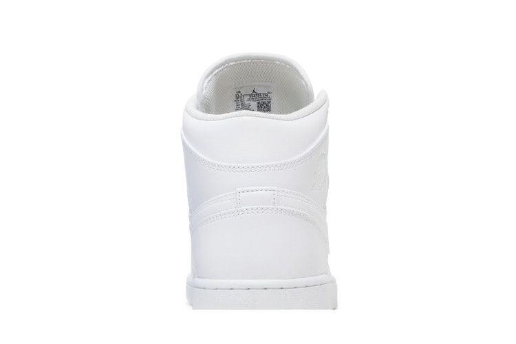 Кроссовки Air Jordan 1 Mid 'Triple White'