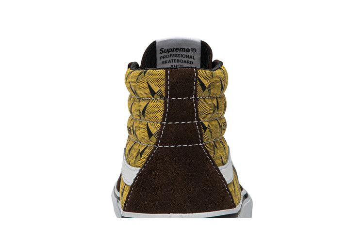 Кроссовки Vans Supreme x Sk8-Hi Pro 'Diamond Plate Brown'