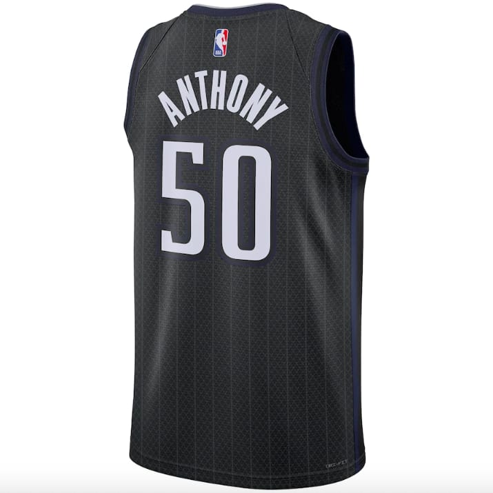 Баскетбольная джерси 2022-23 Orlando Magic #50 Cole Anthony Swingman City Black Jersey